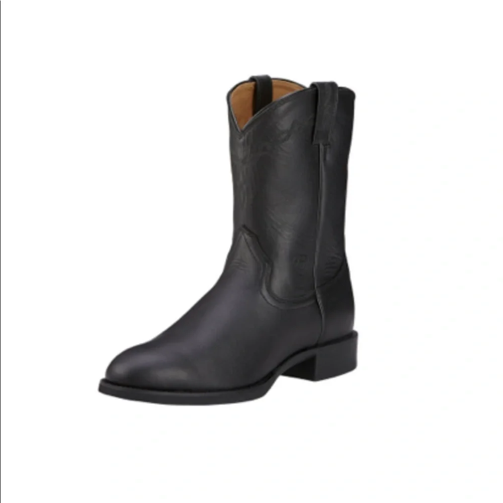 Ariat Men's Black Heritage Roper Boots